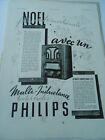 Publicité Advertising 1935  Noel Avec Multi Inductance 635 Philips