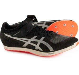 Men's Asics Sonic Sky Pro Track Field Shoes Black Pure Silver NEW - Picture 1 of 5