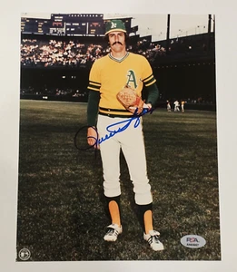 ROLLIE FINGERS Signed 8x10 Photo-Brewers-HOF-OAKLAND ATHLETICS-PSA - Picture 1 of 4