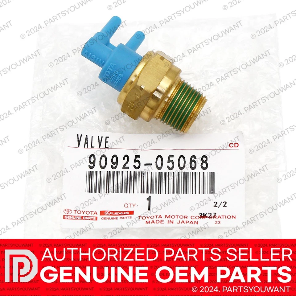 GENUINE Toyota Lexus OEM Bimetal Vacuum Switching Valve 90925-05068 / 9092505068 - Изображение 1 из 4