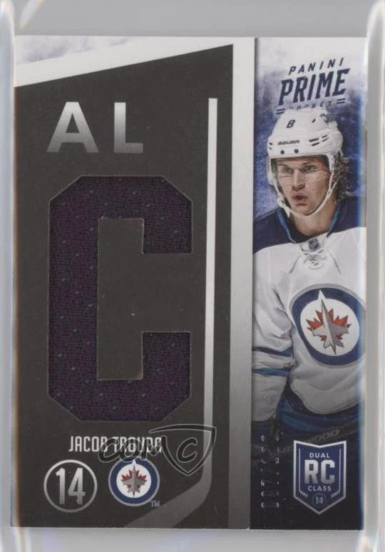 2013-14 Panini Prime Dual Rookie Class 2014 /100 Jacob Trouba #14-JTR RC - Image 1 of 2