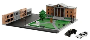 Jada: BTTF: Nano Scene: Hill Valley Courthouse Diorama Set - Picture 1 of 5