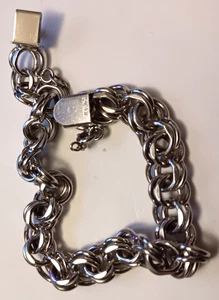 Sterling Silber Bettelarmband Vintage 7" 17,25 g. Silberanteil - Bild 1 von 3