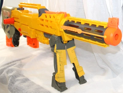 Longshot CS6 Nerf N-Strike Sniper Rifle Gun w/ Dart Yellow Version - Image 1 of 4