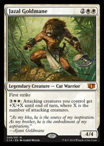 MTG - Jazal Goldmane - Commander 2014 - NM, English Magic FLAT RATE SHIP - Image 1 of 1