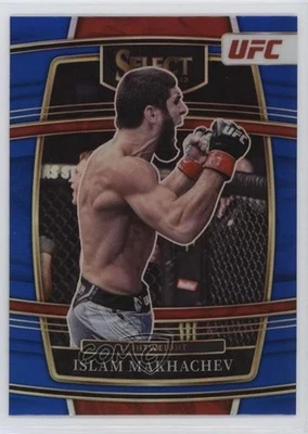 2022 Panini Select UFC Concourse Blue Prizm Islam Makhachev #29 - Image 1 of 2
