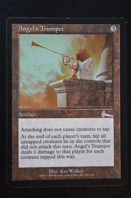 Magic The Gathering MTG ANGEL'S TRUMPET Urza's Legacy LP Lightly Played - Image 1 of 2