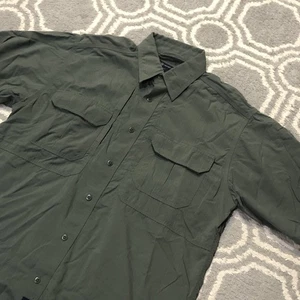 5.11 Tactical Shirt Mens Medium Nylon Uniform Vented Ripstop Pockets Button Up - Picture 1 of 12