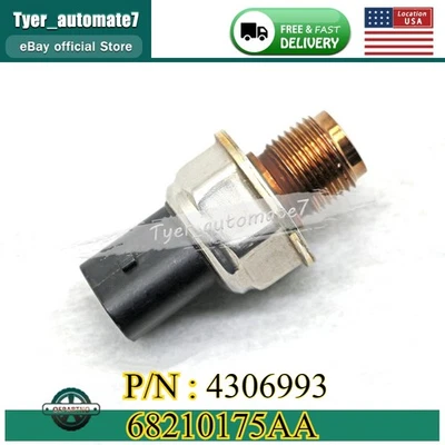 Sensor de presión de riel de combustible para Ram 2500 3500 4500 2013-2018 68210175AA 4306993 Foto 1 de 4