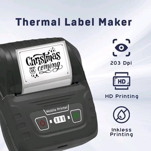 1 x Sinmark SK58 Up To 50mm Portable Bluetooth Label Printer With Free Labels - Afbeelding 1 van 10