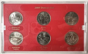 2009 Denver Mint Proof Territory Quarters New - Picture 1 of 4