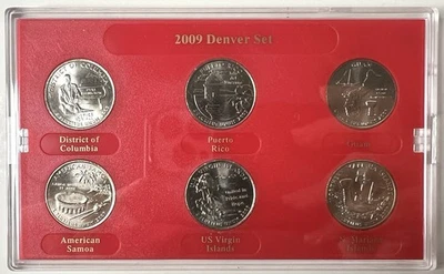2009 Denver Mint Proof Territory Quarters New - Image 1 of 4