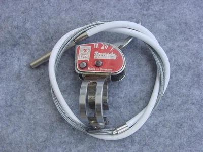 Schalthebel Torpedo Fichtel und Sachs rot 3 speed Nabenschaltung 20 verchromt - Bild 1 von 4