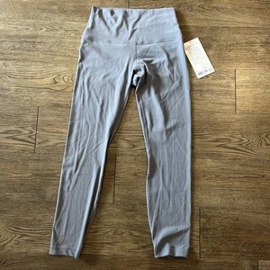 Lululemon Align HR Pant 25” Sz 6 Gray Leggings $128 Color NWT - Picture 1 of 6
