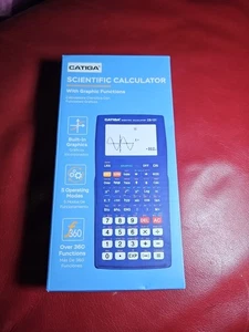 **NEW ** Catiga Scientific Calculator with Graphic Functions - CS-121 BLUE - Picture 1 of 4