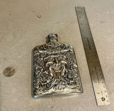 Frasco vintage Godinger 1983 plateado  Foto 1 de 4