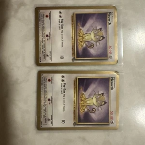 Juego de cartas coleccionables Pokémon Meowth Gold Border Promo Jungle Set 56/64 DMG (2) - Imagen 1 de 6
