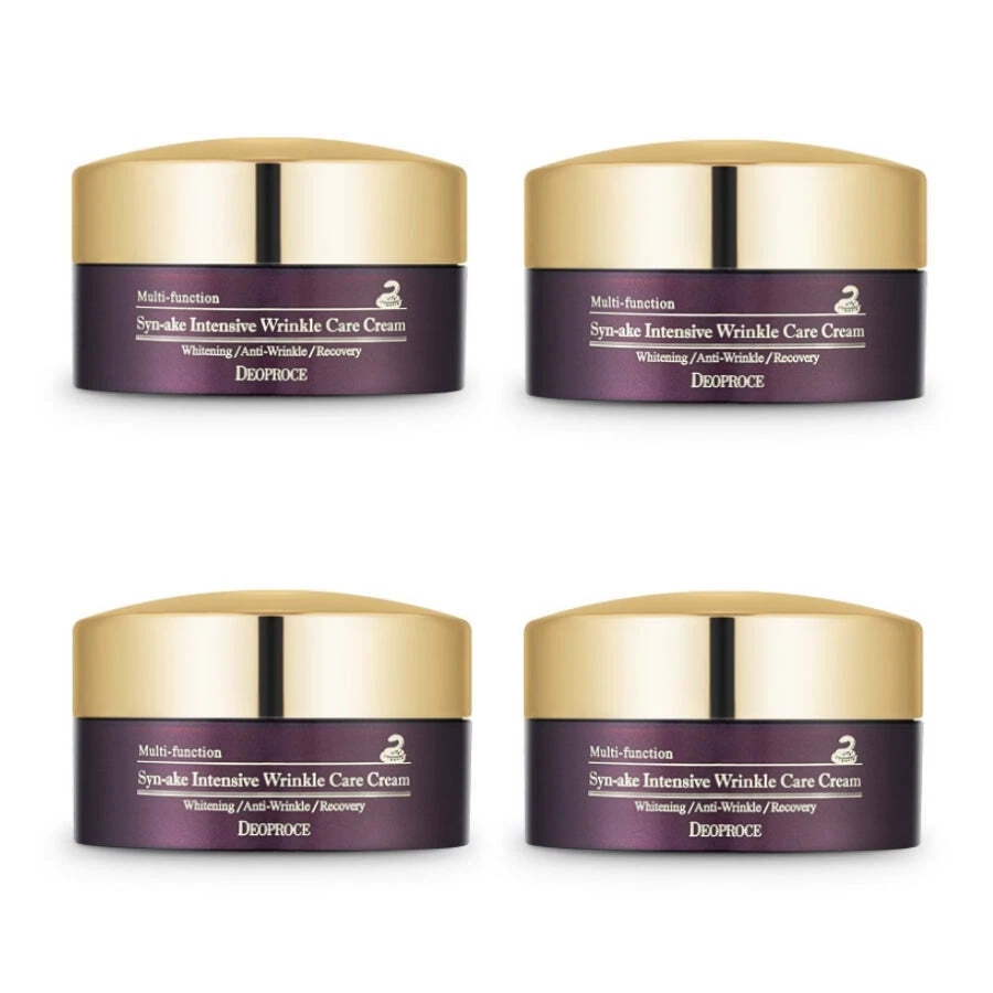 Deoproce Syn-ake Intensive Wrinkle Care Cream 100g*4Pcs / FREE SHIPPING - Image 1 of 1