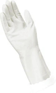 Mr. Clean Bliss Premium Embossed Palm Latex-Free Large Gloves 12 Inch Cuff White - Picture 1 of 5