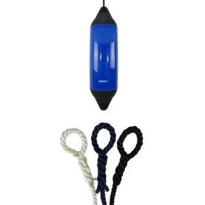 1 x Guardabarros para barco HURRICANE Vortex: azul real PM06 - CUERDA DE 10 MM CON EXTREMO EMPALMADO GRATIS - Imagen 1 de 2