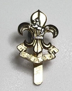 The Kings Regiment Liverpool & Manchester Staybrite Cap Badge 34x24 mm - Picture 1 of 3