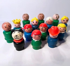 Figurine Fisher Price Little People vintage da collezione anni 70, a scelta - Foto 1 di 27