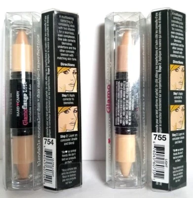 2 pk HARD CANDY Glamoflauge Lite Blendable Concealer Duo 0.184oz PICK YOUR COLOR - Image 1 of 4