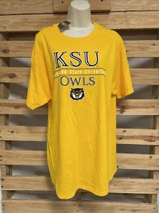 NEW Freedom Wear Kennesaw State University Owls T-Shirt Men's Size L - Picture 1 of 12