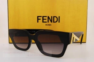Brand New FENDI Sunglasses FE 40099I 01B Black/Grey For Women - Picture 1 of 7