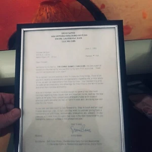 ERNIE BANKS Brief Fanclub Buchstabe Kopf A MUSS AUTOGRAMM SEHEN - SCHARFES SAMMLERSTÜCK - Bild 1 von 9