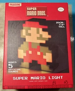 Nintendo Super Mario Bros paladone 8” Light /Lamp & 5 Sounds. NEW in box! - Picture 1 of 3