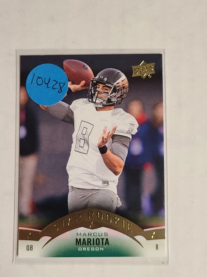 Marcus Mariota 2015 Upper Deck Star Rookie RC Oregon Ducks Raiders - Image 1 of 1