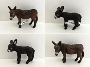 Schleich Poitou Esel Donkey Fohlen Foal Figuren NEU oder gebraucht zur Auswahl - Picture 1 of 9