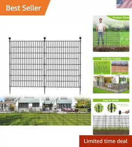 5 Panels No Dig Decorative Outdoor Garden Fence for Yard, 40 inH X 11.8 ftL A... - Picture 1 of 8