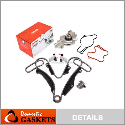 Kit de cadena de distribución GMB bomba de agua apta para Ford Flex Explorer Taurus Lincoln 13-19 3.5 Foto 1 de 4