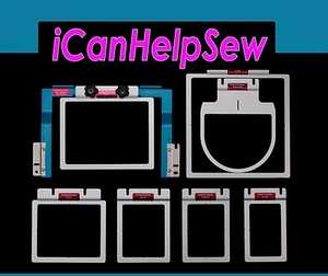 Durkee 7PC Fast EZ Frame Set for SWF/Inbro 360 Commercial Embroidery Machines - Picture 1 of 1