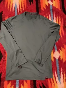 Patagonia Women's Large Capilene Midweight Baselayer Long Sleeve Shirt Green - Picture 1 of 9