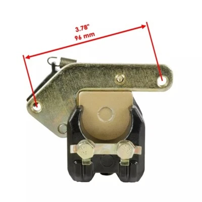 Disco de freno trasero derecho con pinza y pernos para Yamaha Warrior 350 1990-2004 Foto 1 de 4