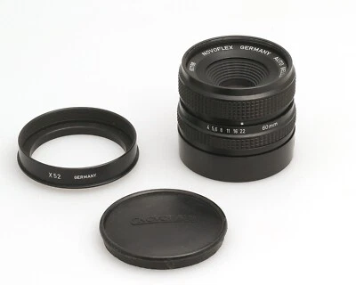 Novoflex Auto Bellows Macro Noflexar 4/60 mm Objektivkopf mit Leica R-Bajonett - Bild 1 von 4