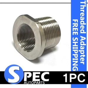 1/2-28 ID to 5/8-24 OD Threaded Adapter Stainless Steel Fits Oil Filter US - Picture 1 of 7