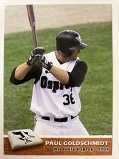 Paul Goldschmidt 2009 Grandstand Missoula Osprey Rookie Card (4245)