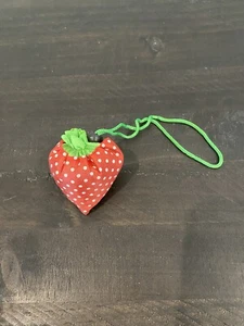 Strawberry Foldable Pocket Reusable Shopping Tote Bag - Picture 1 of 6