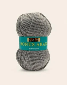 Sirdar Hayfield BONUS ARAN Hilo De Tejer 100g - 838 Gris Plateado - Imagen 1 de 1
