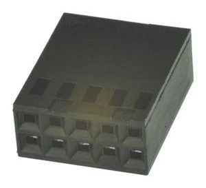 10 Stück Amp/TE 87456-5 AMPMODU IV/V 10 Pos rechteckige Buchse Stecker schwarz - Bild 1 von 6