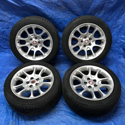 02 Jaguar XKR 18'' x8/x9 Rim Wheel Alloy Tire Michelin 245/45ZR18 OEM 255/45ZR18 - Image 1 of 4