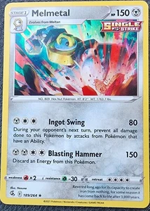 NM Melmetal 189/264 Holo Rare Fusion Strike Pokemon Card - Picture 1 of 2