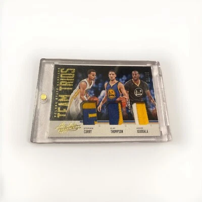 2015-16 Panini Absolute Team Trios; Curry, Thompson e Iguodala, 20/25 ¡¡RARO!!! Foto 1 de 2