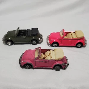 MC Toy VW Volkswagen 1303 Cabriolet  1/36 Scale Diecast PullBack Action Lot of 3 - Picture 1 of 17