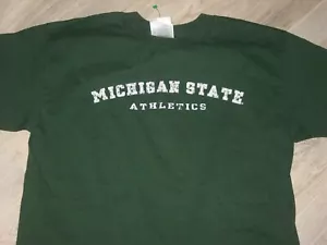 MSU MICHIGAN STATE University SPARTANS ATHLETICS T-Shirt NEW ....... MEDIUM - Picture 1 of 5