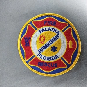 Palatka FL Florida Fire Rescue 4" Patch Putnam Co. - Bild 1 von 2